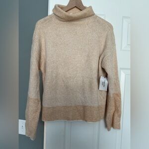 Calvin Klein Cream Turtleneck Sweater